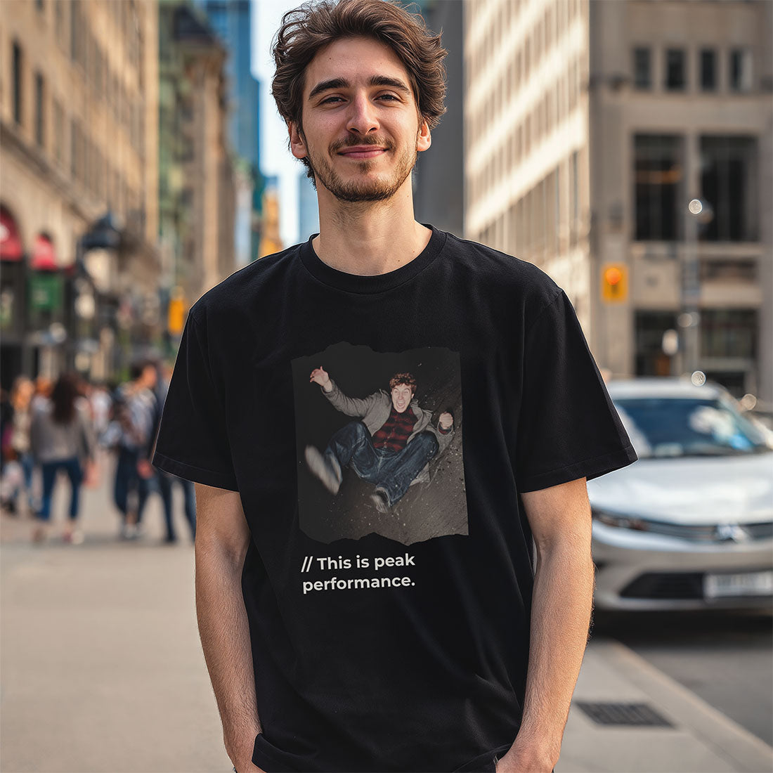This is peak performance. | Customizable Shirt