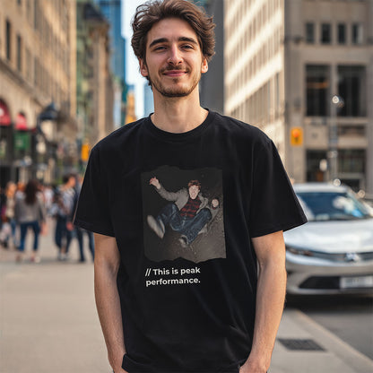 This is peak performance. | Customizable Shirt