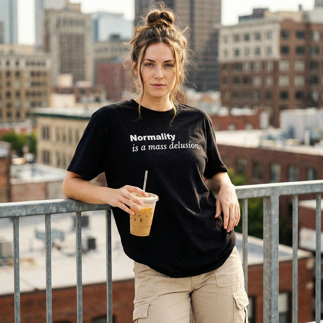 Normality is a mass delusion. • 31 Tabs Classic Tee